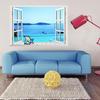 Window Decal WALL STICKER Home Decor Exotic Beach View Art Wallpaper Mural