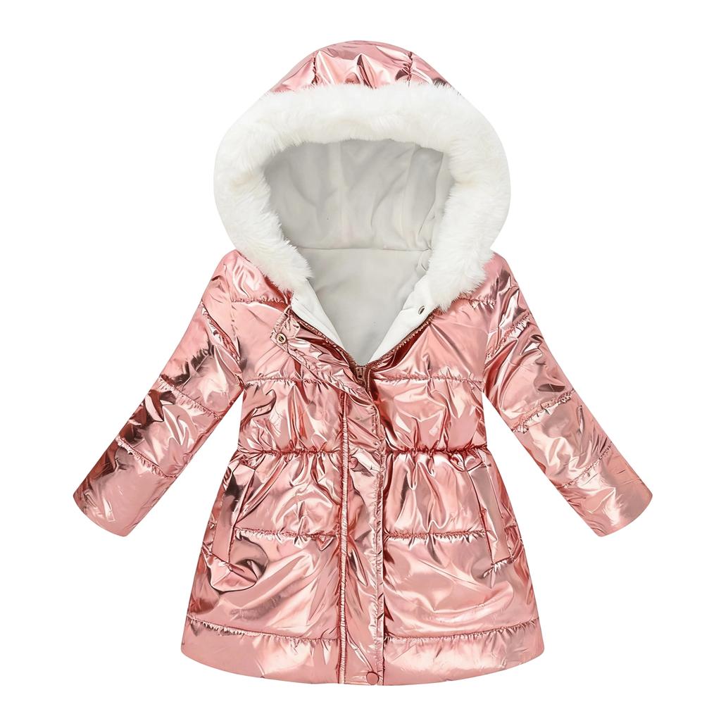 Детское модное пальто