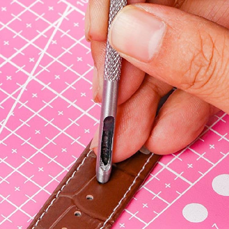 9 шт. Инструмент для установки кнопок-защелок, Инструмент для пробивки отверстий в коже с основанием, Простой в использовании Инструмент для фиксации и установки кнопок-защелок