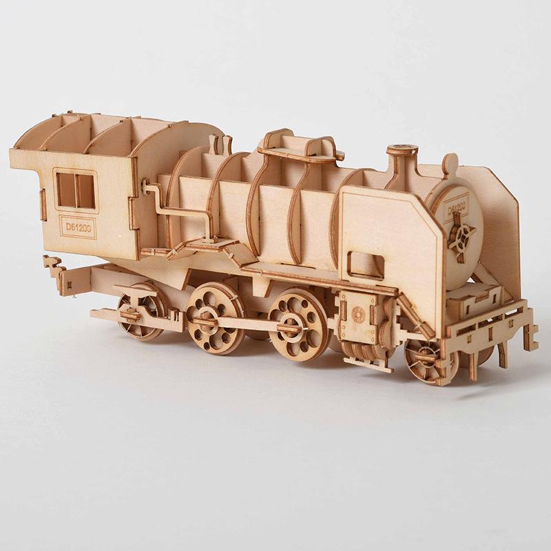3D деревянная головоломка, игрушка в сборе, наборы моделей, украшение стола для детей, лазерная резка, сделай сам