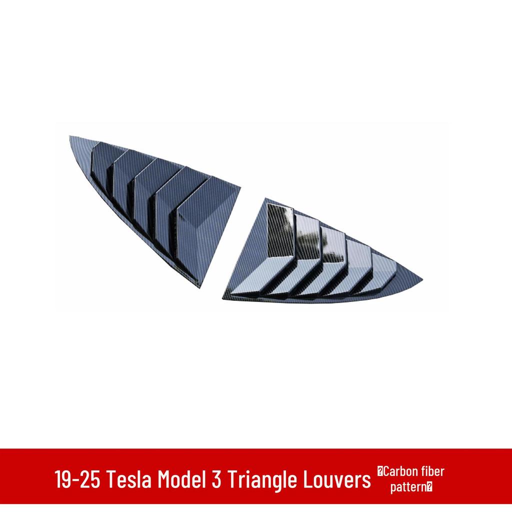 Тесла Модель 3 (2019-2025 гг.) Передний сплиттер, комплект обвеса с жабрами, боковые юбки, задний диффузор и заднее антикрыло (Конструкция без сверления)