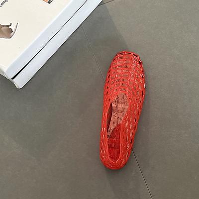 Универсальные сандалии на танкетке, повседневная обувь с полыми отверстиями, одинарная обувь, женская летняя мода, корейская версия, передовые дышащие сандалии на плоской подошве