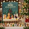 2D Christmas Tree Dog Decorations Husky Christmas Ornament 24 Days Dog Advent Calendar with Breed Ornaments Christmas for Dog