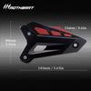 MotHeart Защита пятки задней педали мотоцикла для Z900 2017-2024 Z900SE 2022-2024 Прочная защитная пластина Z900 z900se Запчасти (красный)