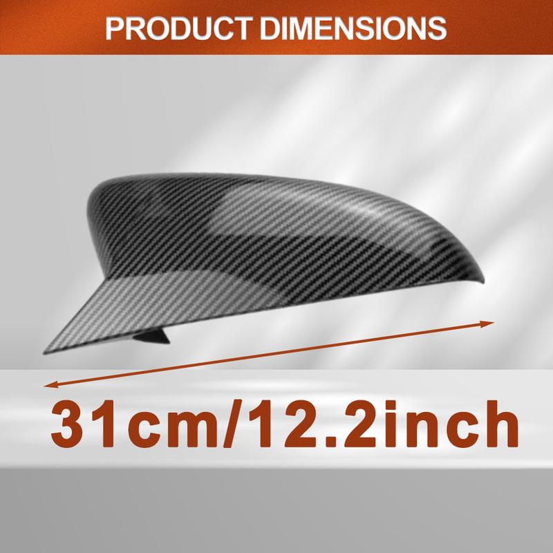 ABS Carbon Fiber Black Side Wing Rearview Mirror Cover Cap Trim for Cadillac CT5 2024 US version