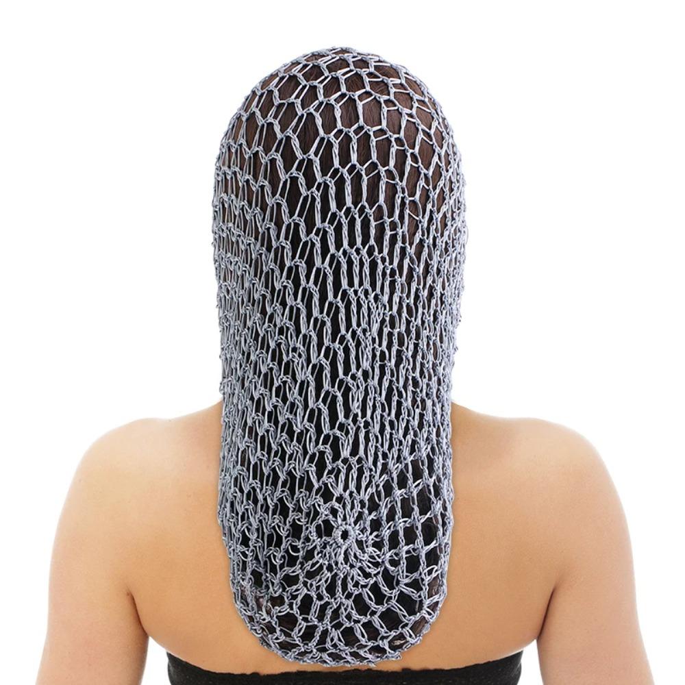 Wig Cap Mesh Hair Net Elastic Hair Care Sleeping Hat Long Crochet Hair Snood Women