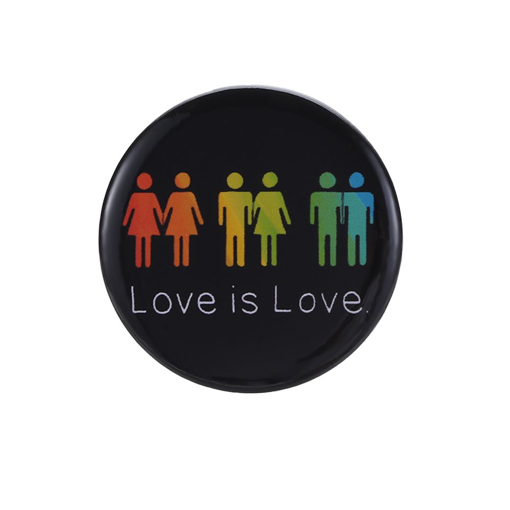 LGBT Rainbow Gay Pins Tinplate Badge Lapel Denim Hat Brooches Men Women Collar Pin Jewelry Accessories
