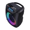 Переносной беспроводной Bluetooth-динамик с басовым стереодинамиком, сабвуфером, дискотечным светом, светодиодной вспышкой, FM-радио, беспроводной динамик для улицы