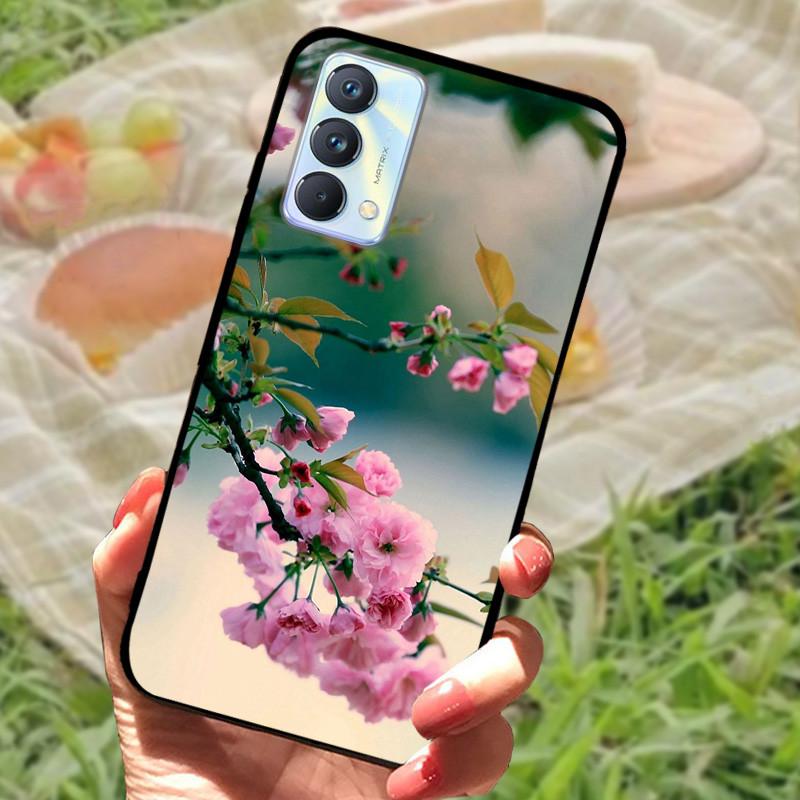 Чехол для Realme GT Master Edition Мраморный painted Cover Мягкий силиконовый ударопрочный чехол для телефона Для Realme GT Master Coque Бампер