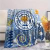 Leicester City Football Club Flannel Blanket, High quality Comfortable for All Seasons, Home Decor, Warmth and Comfort