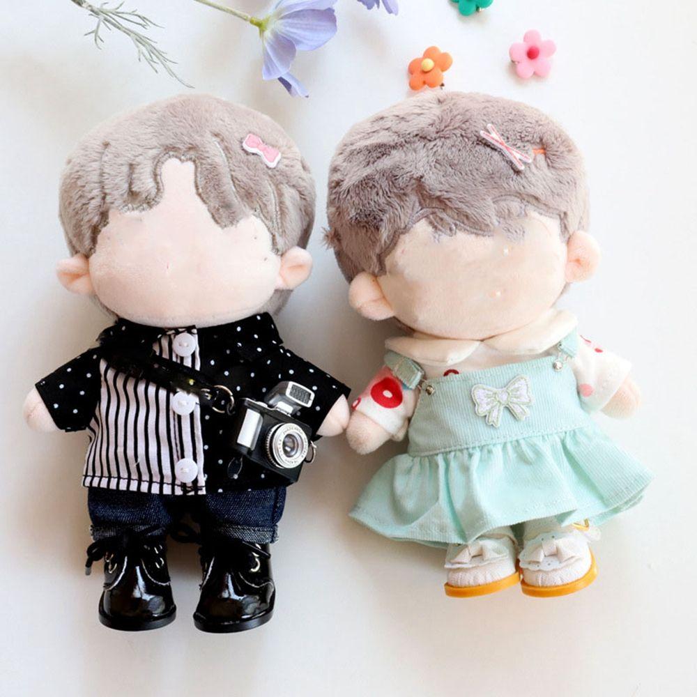 Casual Wears Overalls Fashion Cotton Pants 20cm Doll Trousers T-shirt Clothes 20cm Doll Clothes