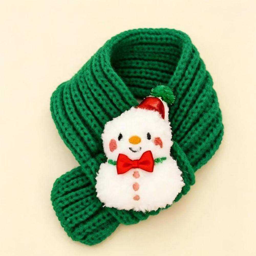 Reindeer Pet Christmas Scarf Ultra-Soft Fabric Pet Winter Warm Scarf For Dogs Cats