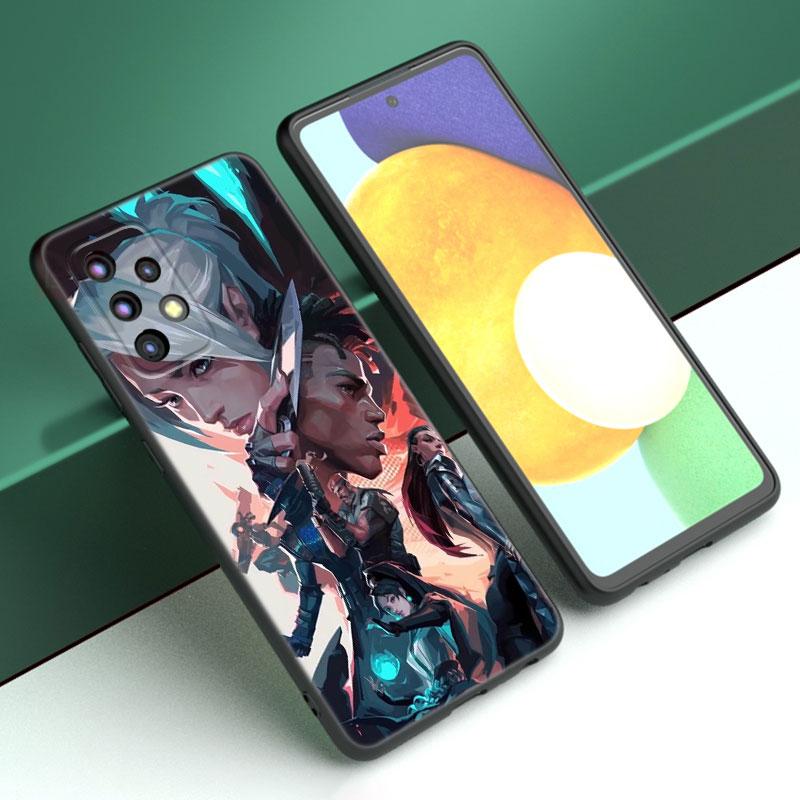 Чехол для игрового телефона Valorant для Samsung A13 A22 A24 A32 A23 A25 A34 A35 A52S A53 A54 A55 A73 5G A12 A14 A15 A31 A33 A50 A51 A72