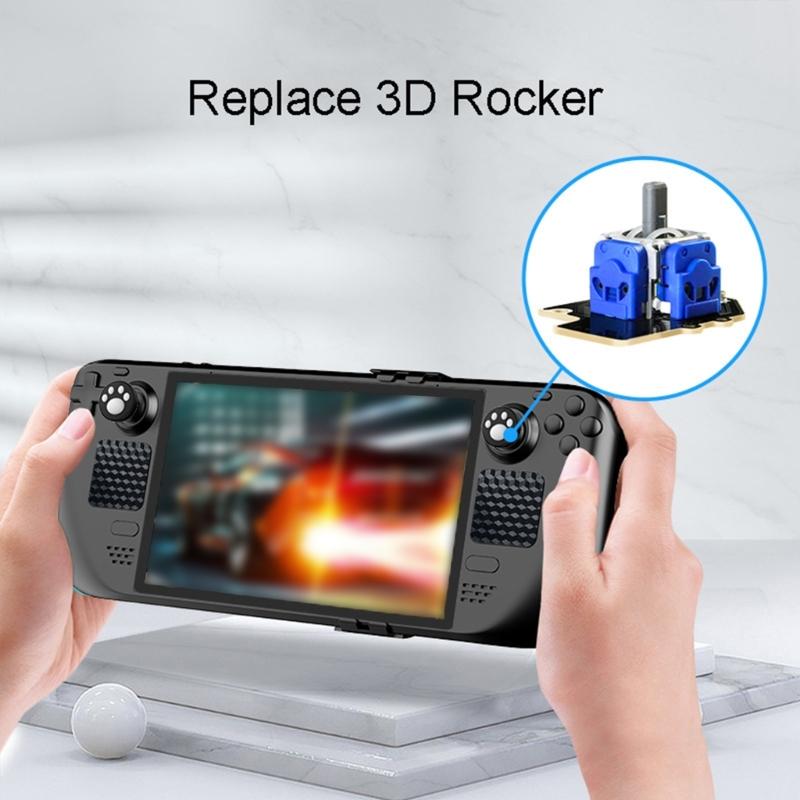 2Pc Electromagnetic Joystick Module for Left Right Analog Stick Repair Kit Thumbstick Replacement Accessories