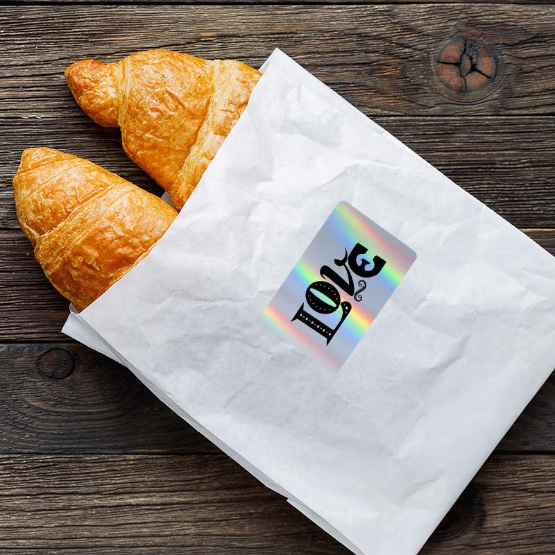 Персонализированные серебряные голографические термонаклейки: Самоклеящиеся этикетки для благословений, которые можно печатать