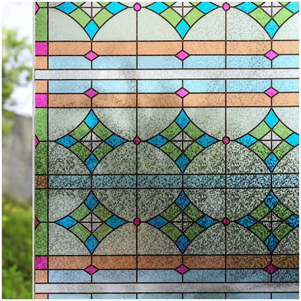 2 метра матовая полосатая оконная пленка витражное стекло декоративная УФ-наклейка конфиденциальная матовая самоклеящаяся пленка оконная наклейка для стекла