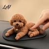 Dog Shape Fidget Toy Stress Relief for Car Dashboard Decor Puppy Squeeze Soft with Anti-slip Mat Animal Anti-Anxiety Sensory