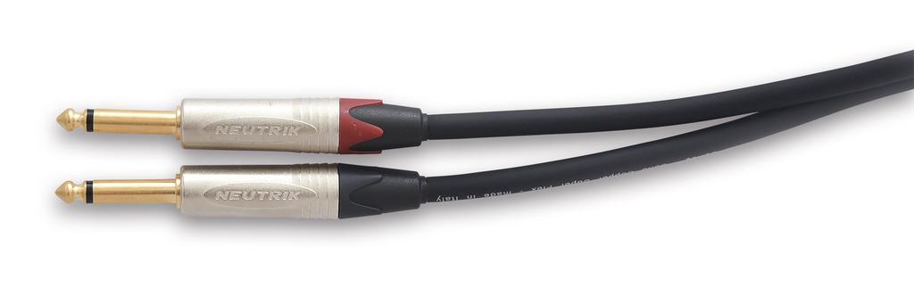 Reference Cables RIC 01 Live 6m Cable, Black, Straight-to-Straight,