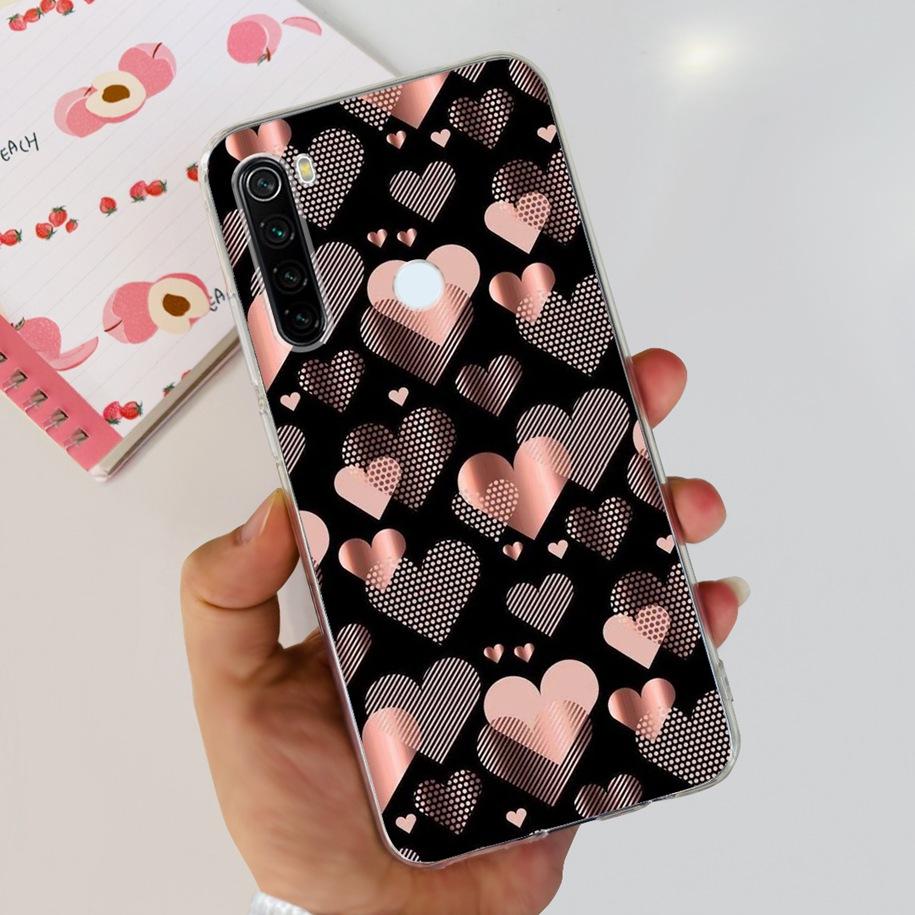 Для чехла Xiaomi Redmi Note 8T Note 8 2021 Чехол Популярный Мраморный Прозрачный Силиконовый Мягкий Funda Для Xiaomi Redmi Note 8 Pro Note8 Coque