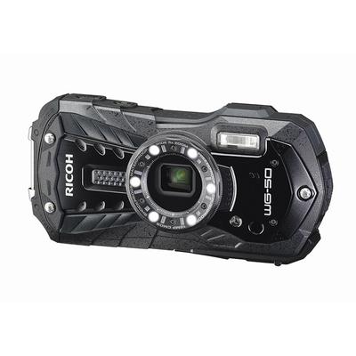Водонепроницаемая цифровая камера RICOH RICOH WG-50 Black Водонепроницаемая 14 м Ударопрочная 1,6 м Морозостойкая -10 градусов RICOH WG-50 BK 04571