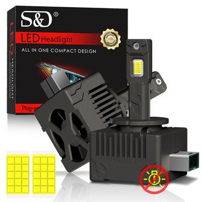 2 шт. 60000 лм D3S светодиодные лампы для фар D1S D2S D4S D8S D1R D2R D3R D4R D8R Turbo LED 30-ядерные CSP лампы для BMW Benz Volvo Canbus 120 Вт фара 6500K