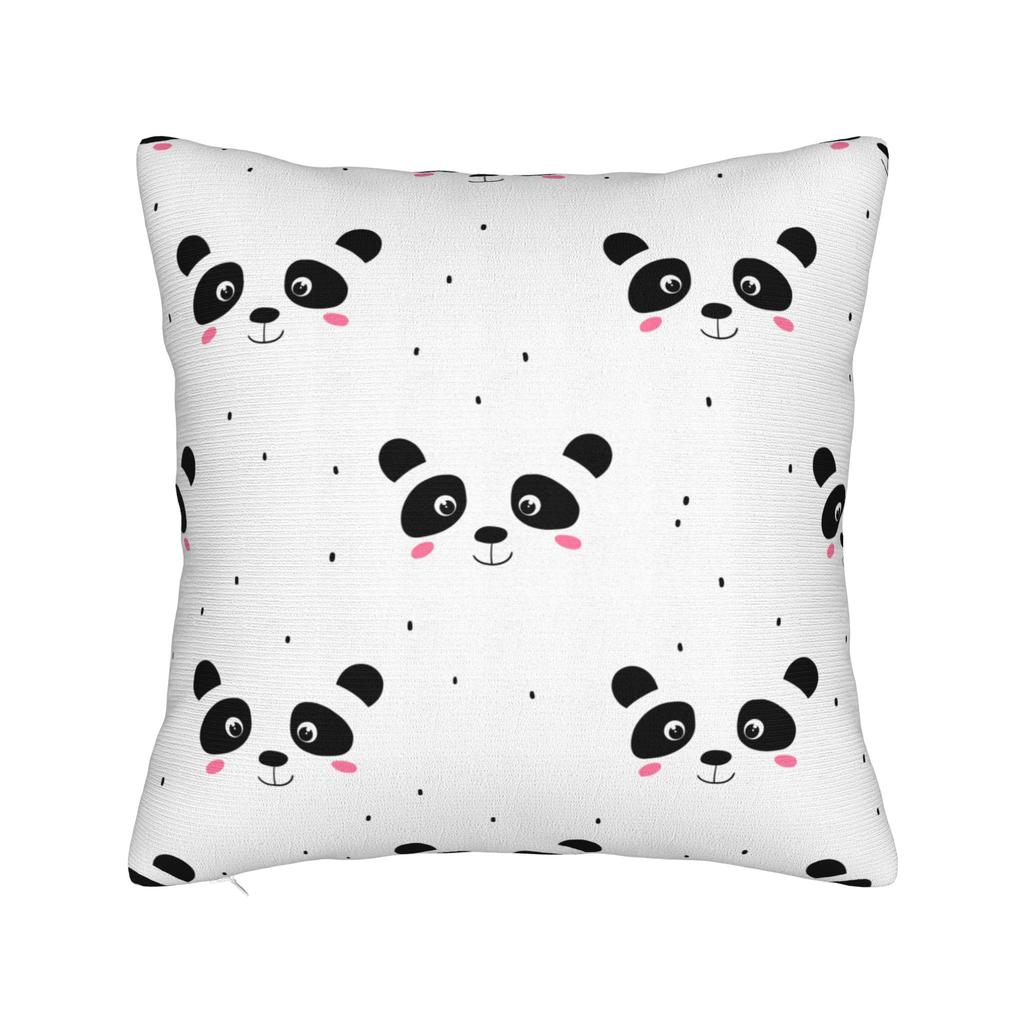 Panda Animal Pillowcase Polyester Cushion Cover Decor Throw Pillow Case Cover Seat 40*40Cm