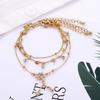 Bohemia Multilayer Anklet Set Sequ Star Ankle Bracelets for Women Beach Foot Jewelry Leg Chain