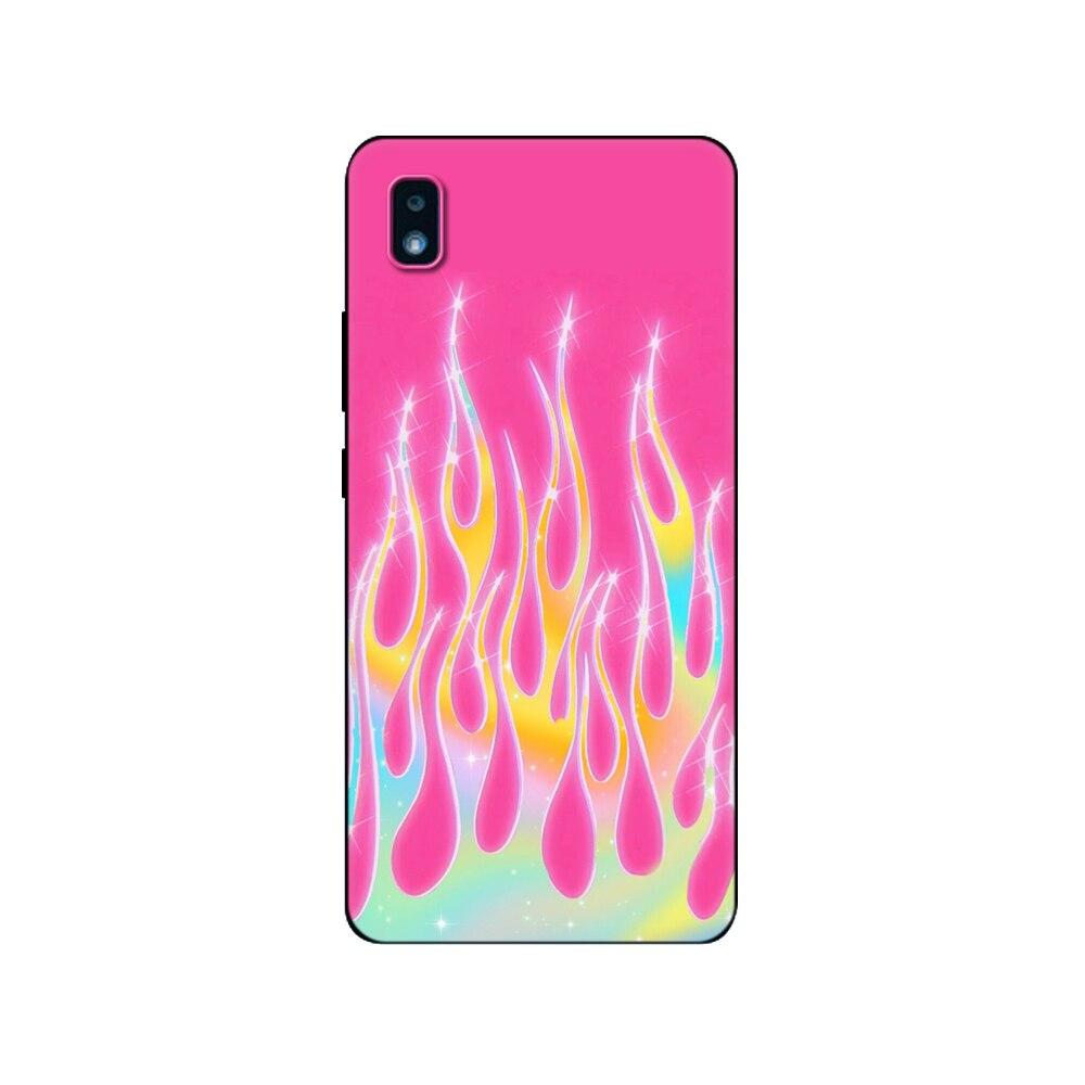 Для ZTE Blade 20 Смарт-чехол для телефона Задняя крышка для ZTE Blade L210 L8 Axon 11 SE 5G Чехол Черный ТПУ Чехол Розовый Аниме Космическая машина