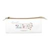 Factory Stationery Triangular Pen Snoopy Faux Multicolor T'S Pouch, Comic, Leather, White,