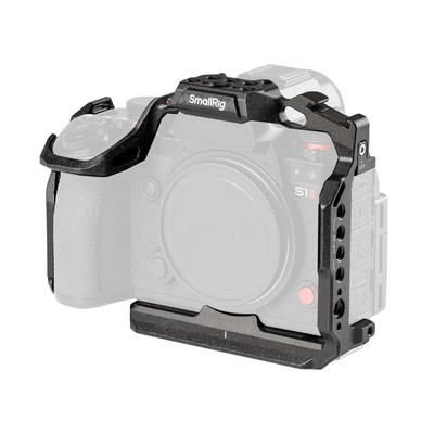 Клетка SmallRig Black Mamba для камер Panasonic G9 II S5 II S5 IIX S1R II S1 II S1 IIE с быстросъемным ремешком-холодным башмаком и резьбами / / / / /