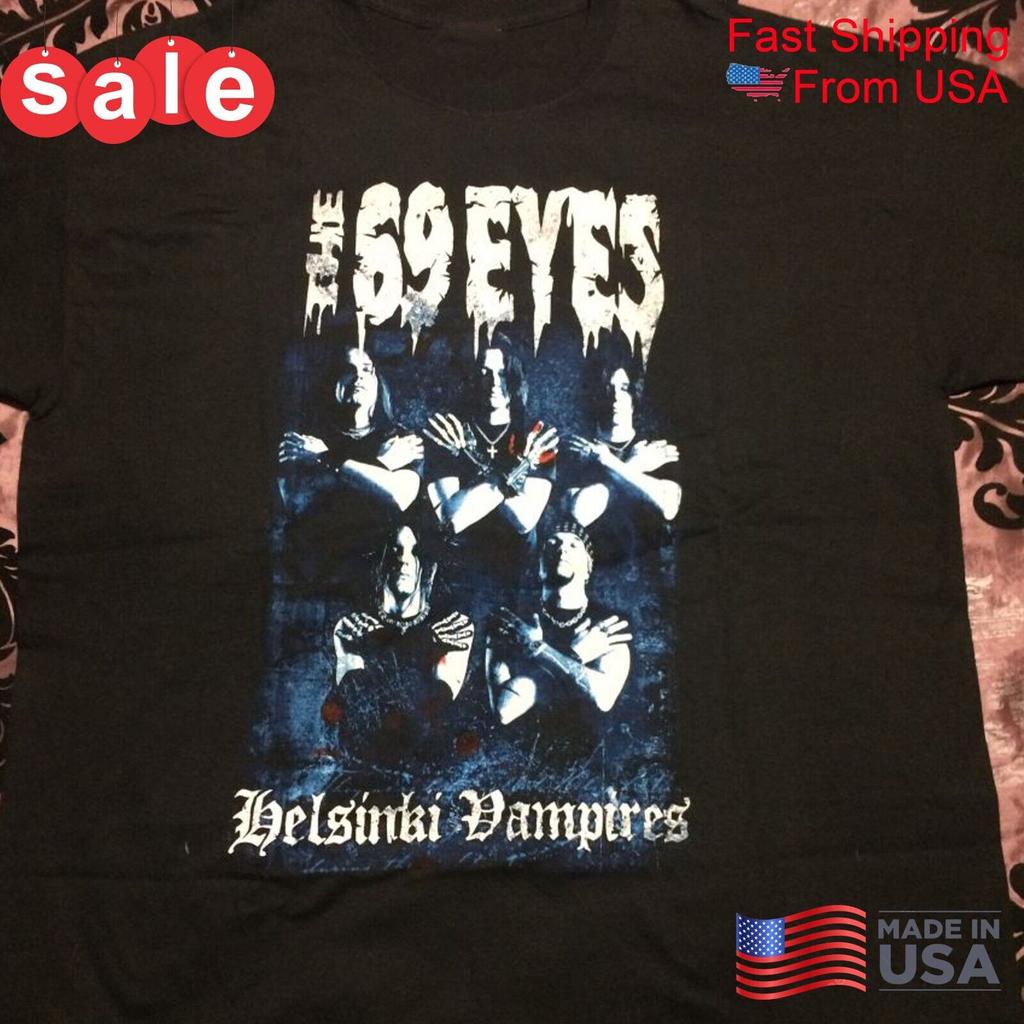Helsinki Vampires The 69 Eyes Gift For Fans Shirt Cotton Unisex Tee WA336
