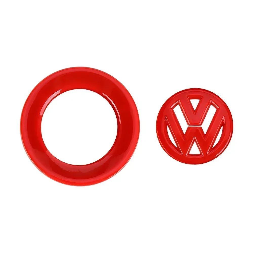 ABS Plastic Car Steering Wheel Emblem Trim Sticker For Volkswagen VW Golf Passat Bora Jetta Tiguan CC Scirocco Lavida SantanaAL3