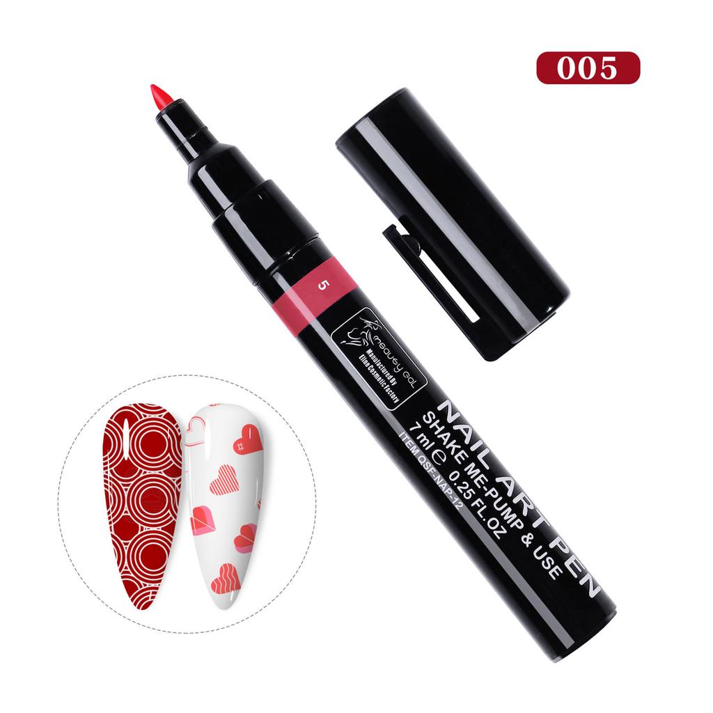 Инструменты для дизайна ногтей 3D-ручка для рисования, ручка для рисования ногтей, ручка для маникюра своими руками, лак для ногтей