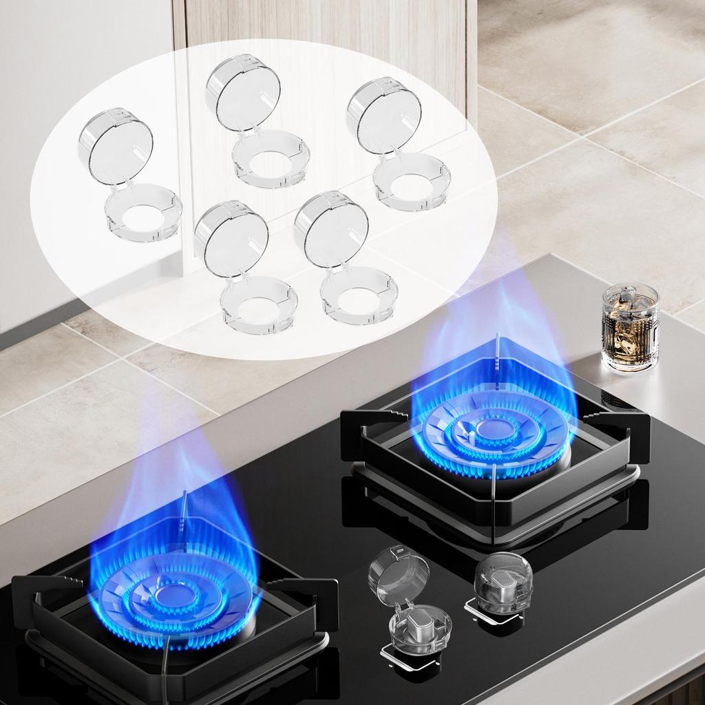 5 шт. Крышки для ручек Замки для газовых и электрических духовок Защита детей и домашних животных