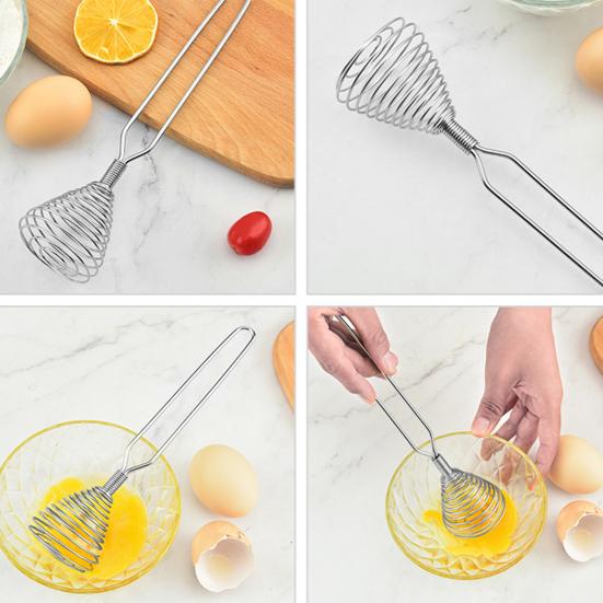 Полезная мука Длинный легкий венчик против ожогов 21 см для очистки