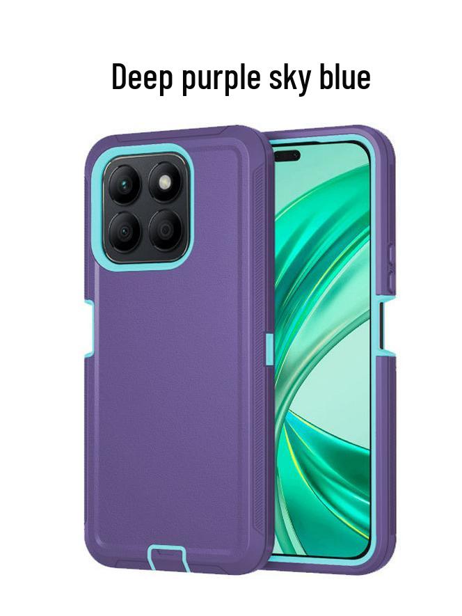 Защитный чехол-книжка 3-в-1 для Honor X8B/X8A 4G, противоударный