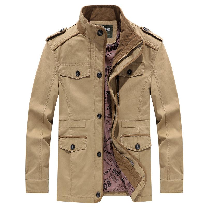 Куртка мужская повседневная ветровка большой хлопковый топ