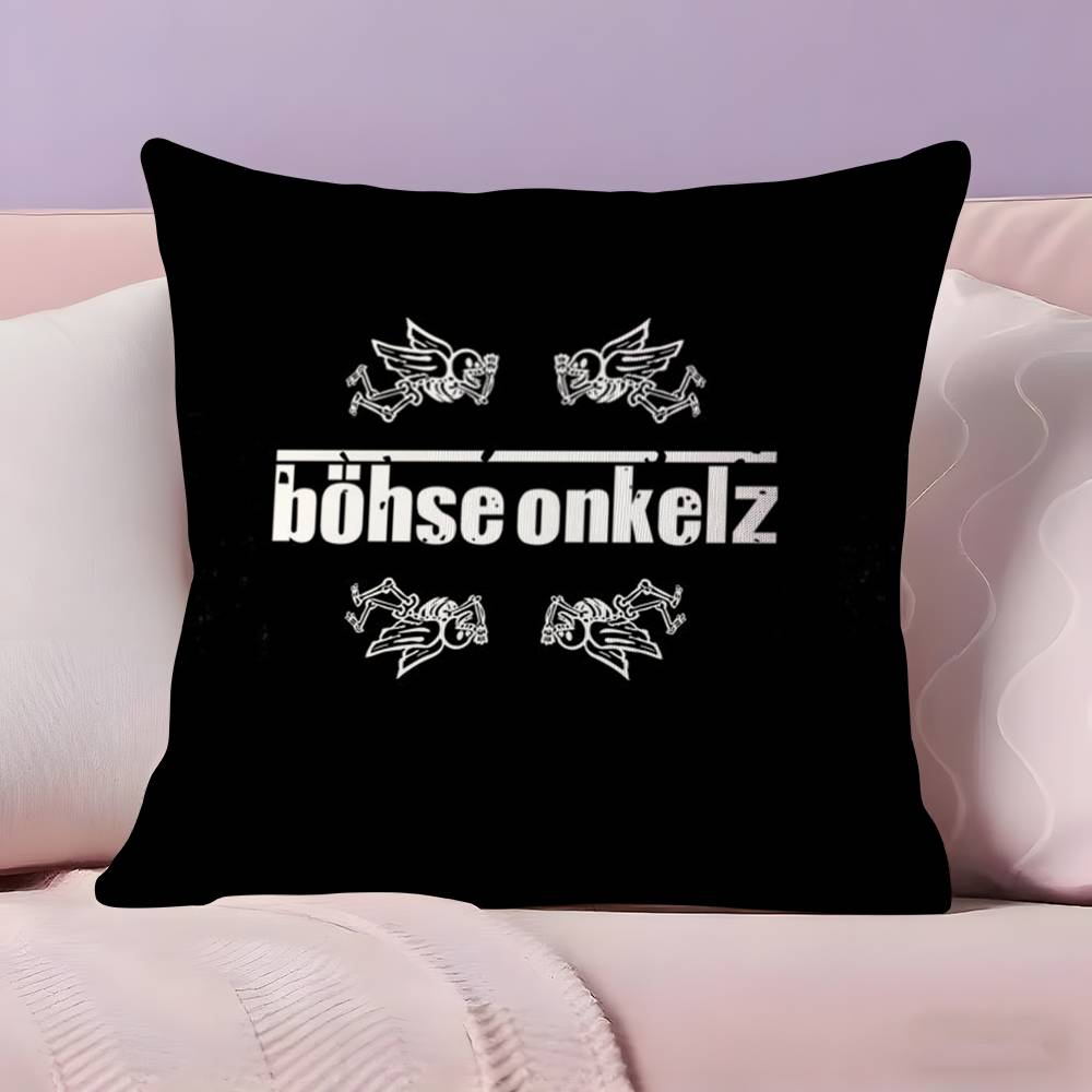 Наволочка группы B-Bohse O-Onkelz, ультрамягкая, приятная к коже ткань, комфорт как облако и потайная молния