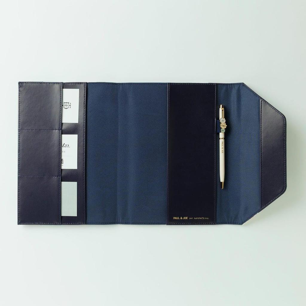 Paul & Joe Chrysanthemum Navy Notebook Cover PAJ-NBC01-NV