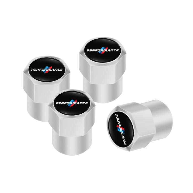 NTSM5 4Pcs Motorcycle sticker/3D Metal Tire Valve Cap Car Tyre Air Stem Cover For BMW M E46 E90 E60 F30 F10 E39 E36 F20 G20 G30 E92 X5