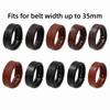 5pcs Faux Leather Belt Loop Keeper PU Leather Belt Tail Holder Ring  for 35mm belt