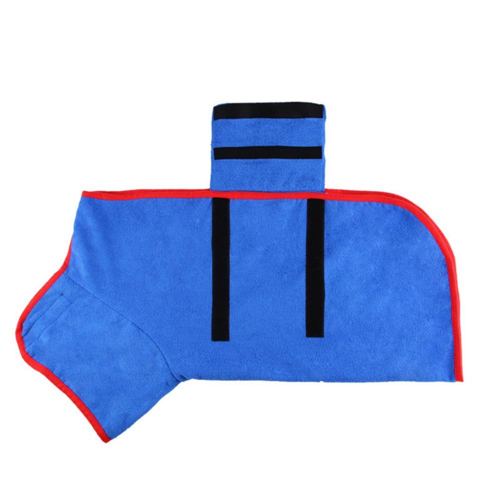 Pet Dog Bathrobe Super Absorbent Pet Bath Towel Quick Dry Soft Adjustable Bath Bags Robe