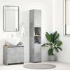 VidaXL Bathroom Cabinet, Concrete Grey 30x30x183.5 Cm Particleboard