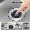 3 In 1 Filter Sink Bouncing Core Drain Basket Easy To Clean Sink Strainer