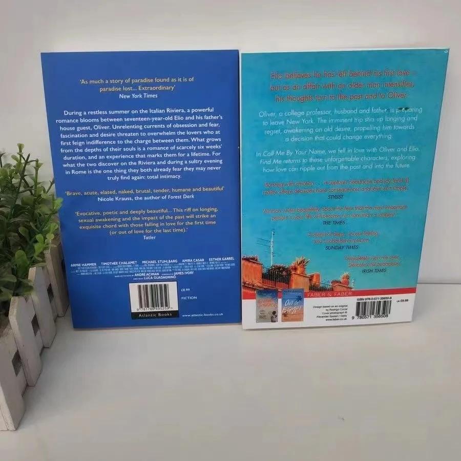 2 книги «Назови меня своим именем», «Найди меня» Андре Асимана Бестселлер New York Times Книжка с картинками