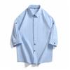 Summer Pure Cotton Shirt Men's Summer Loose Fitting Shirt