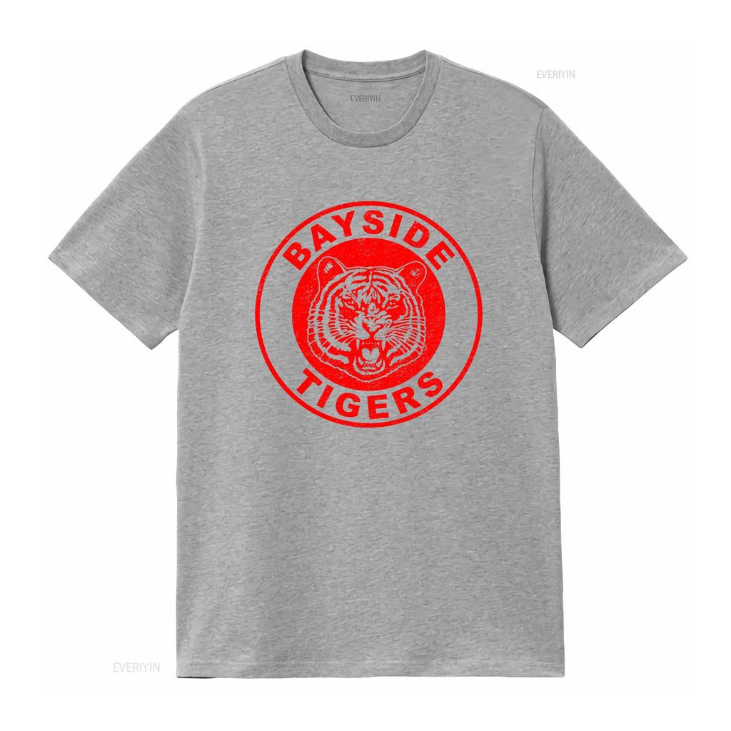 Vintage Style Bayside Tigers T Shirt for vintage Washed fashion Unisex homme Stylish Versatile designer clothes graphic