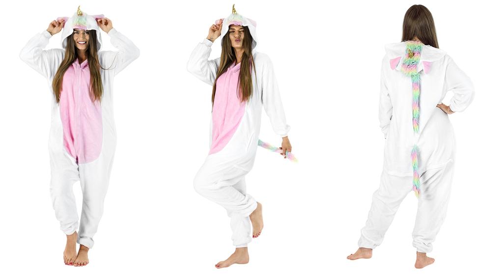 Men's unicorn pajamas kigurumi onesie jumpsuit adult costume size S