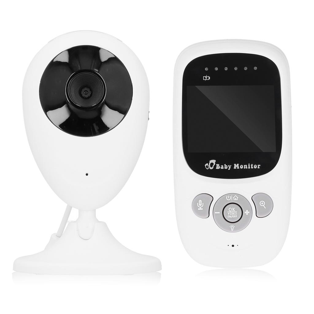 2.4G Wireless Baby Monitor Camera Infrared Night Vision 2-Way Audio Temperature Alarm