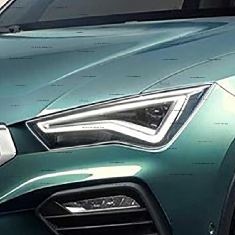 For Seat Ateca -2025 TPU Car Exterior Headlights Anti-Scratch Protective Film Headlamps Repair Sticker Accessories Refit